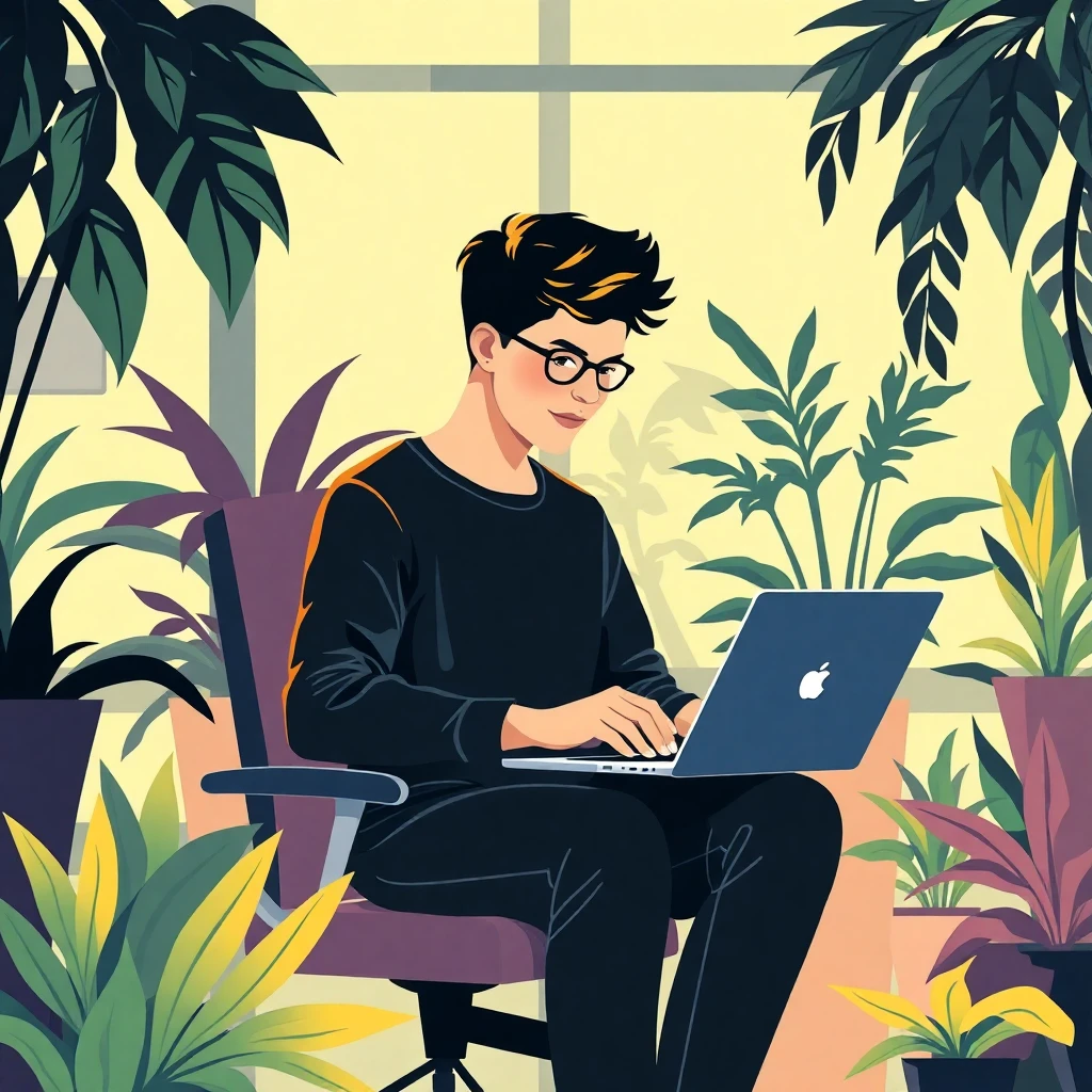 Arbeiten in einem modernen Büro
