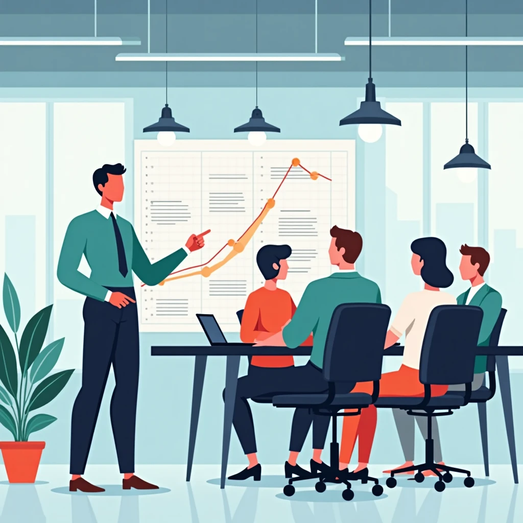 Project manager at work