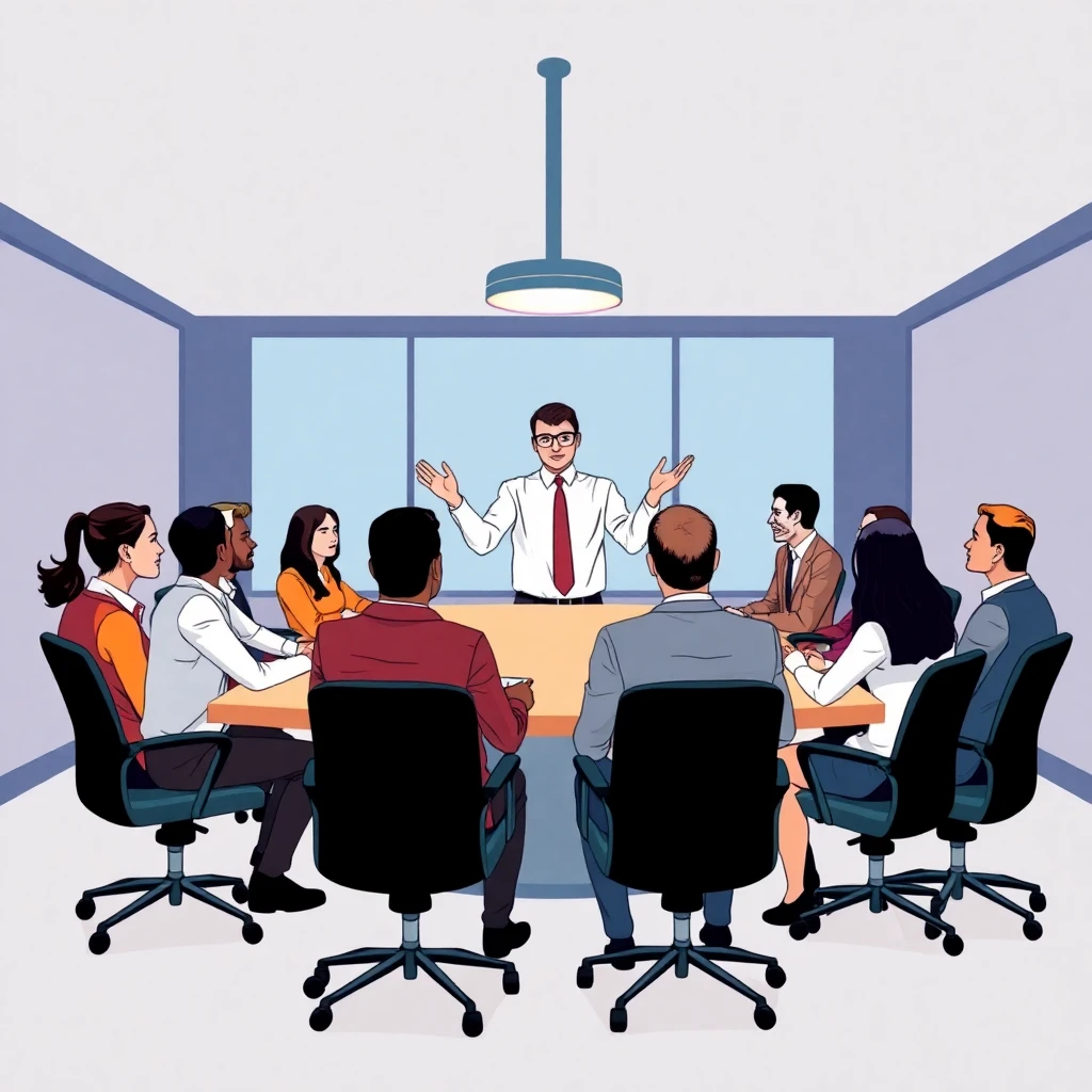 Leading a meeting