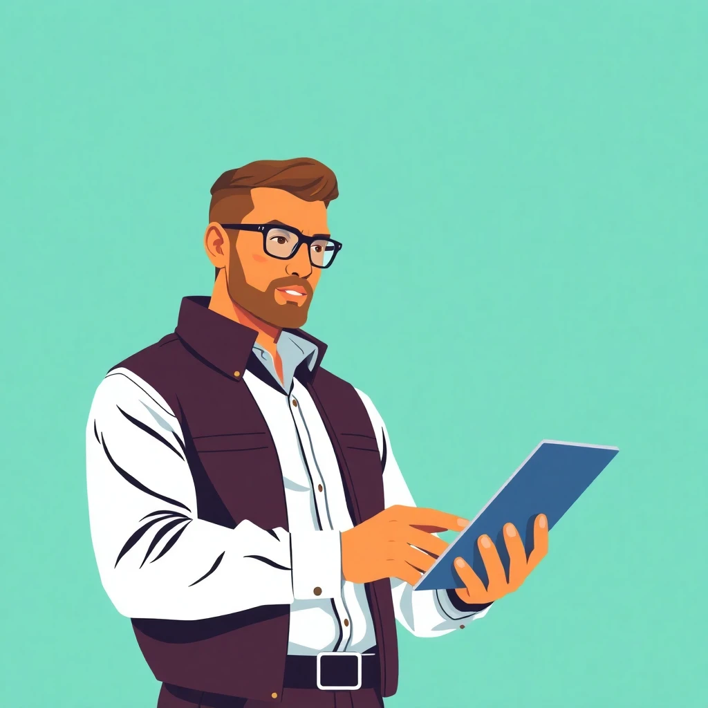 Profissional revisando ofertas de emprego