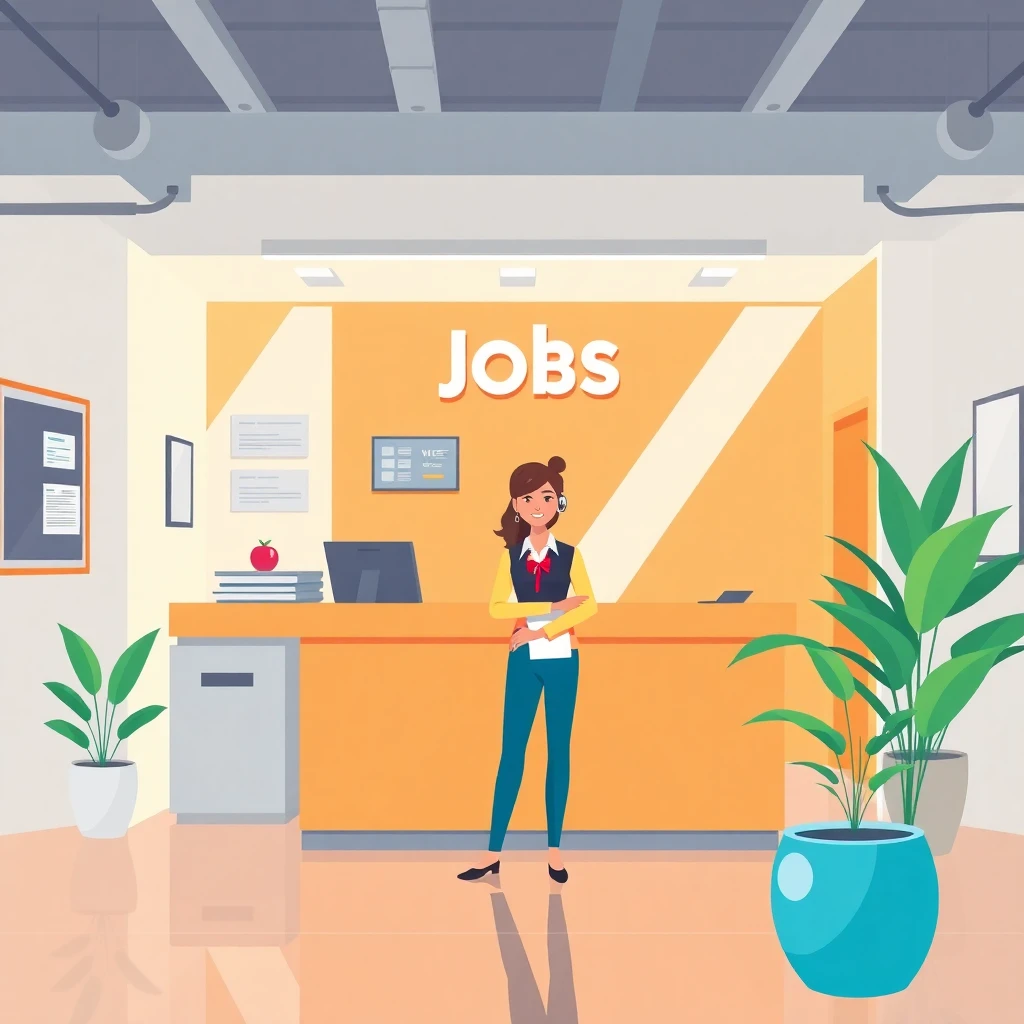 Classic receptionist role