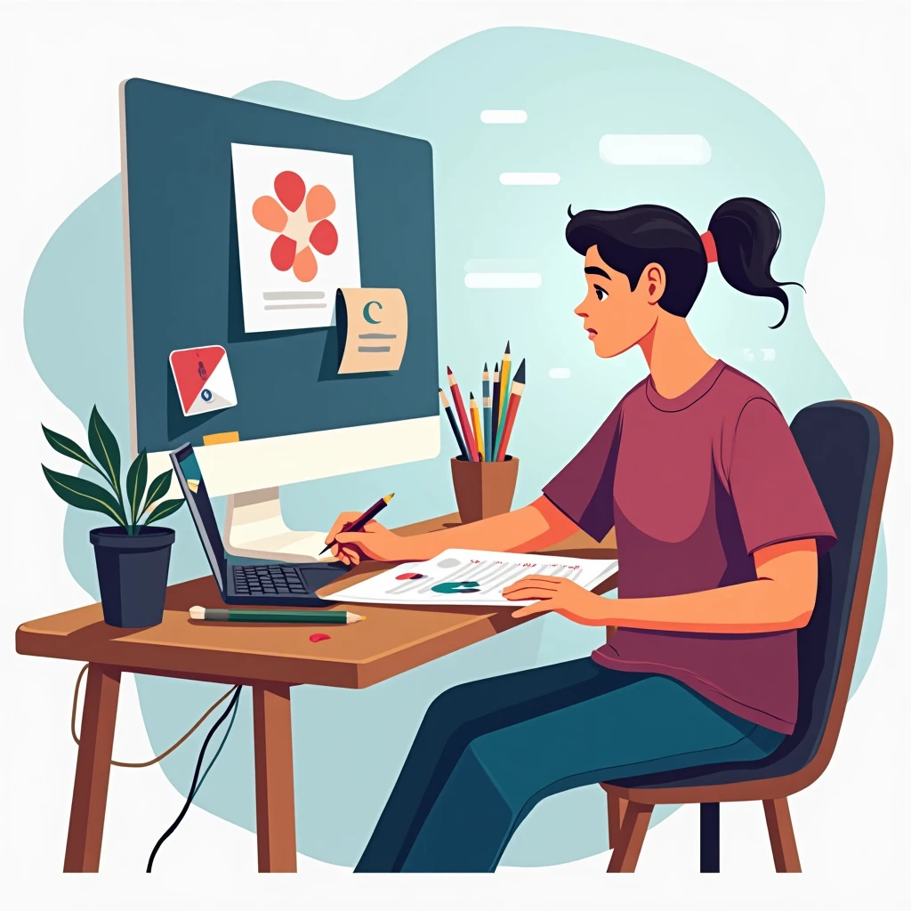 Creative remote job setup