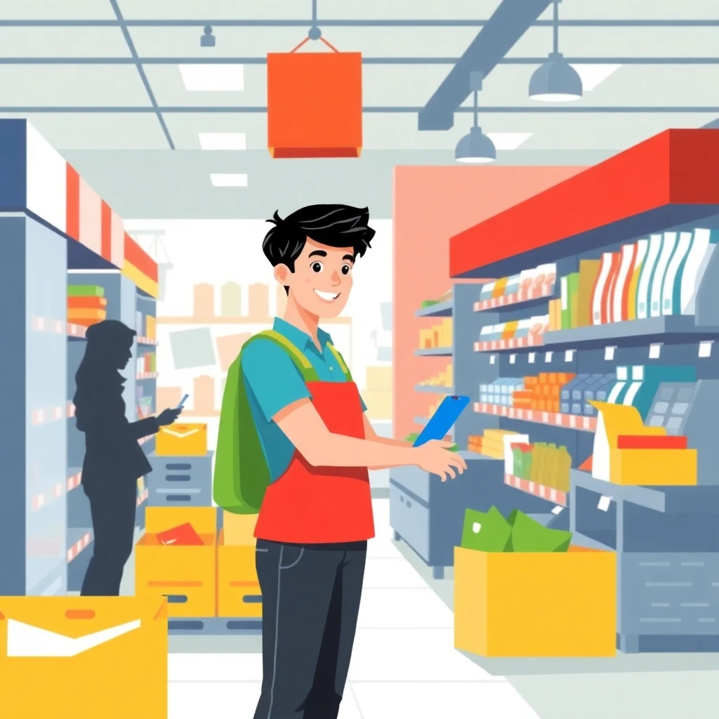 Entry-level retail job