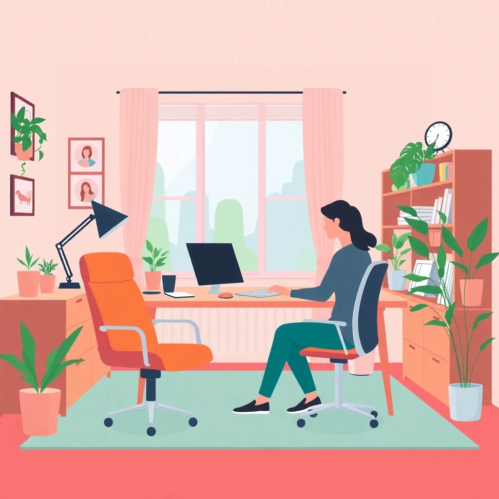 Balanced work-life setup