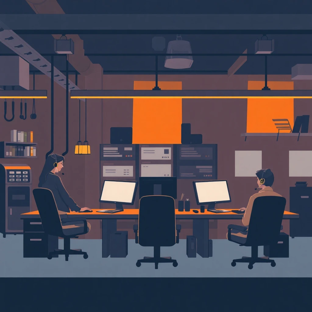 Tech-driven retail workspace