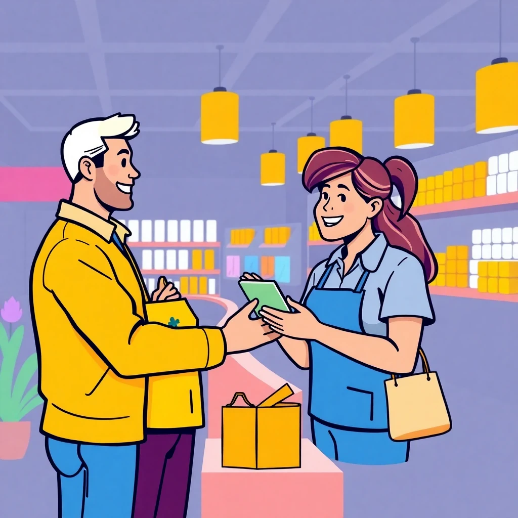 Customer service in action