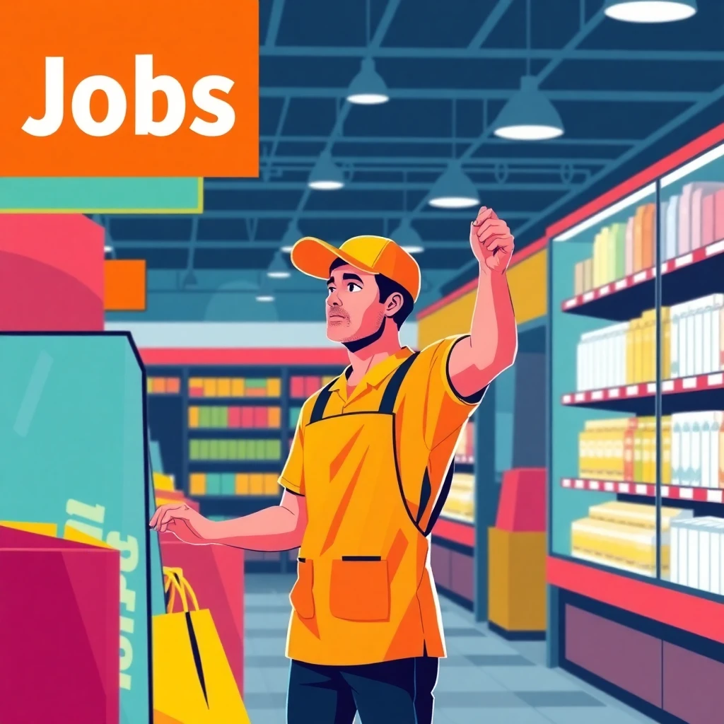 Flexible retail job scene