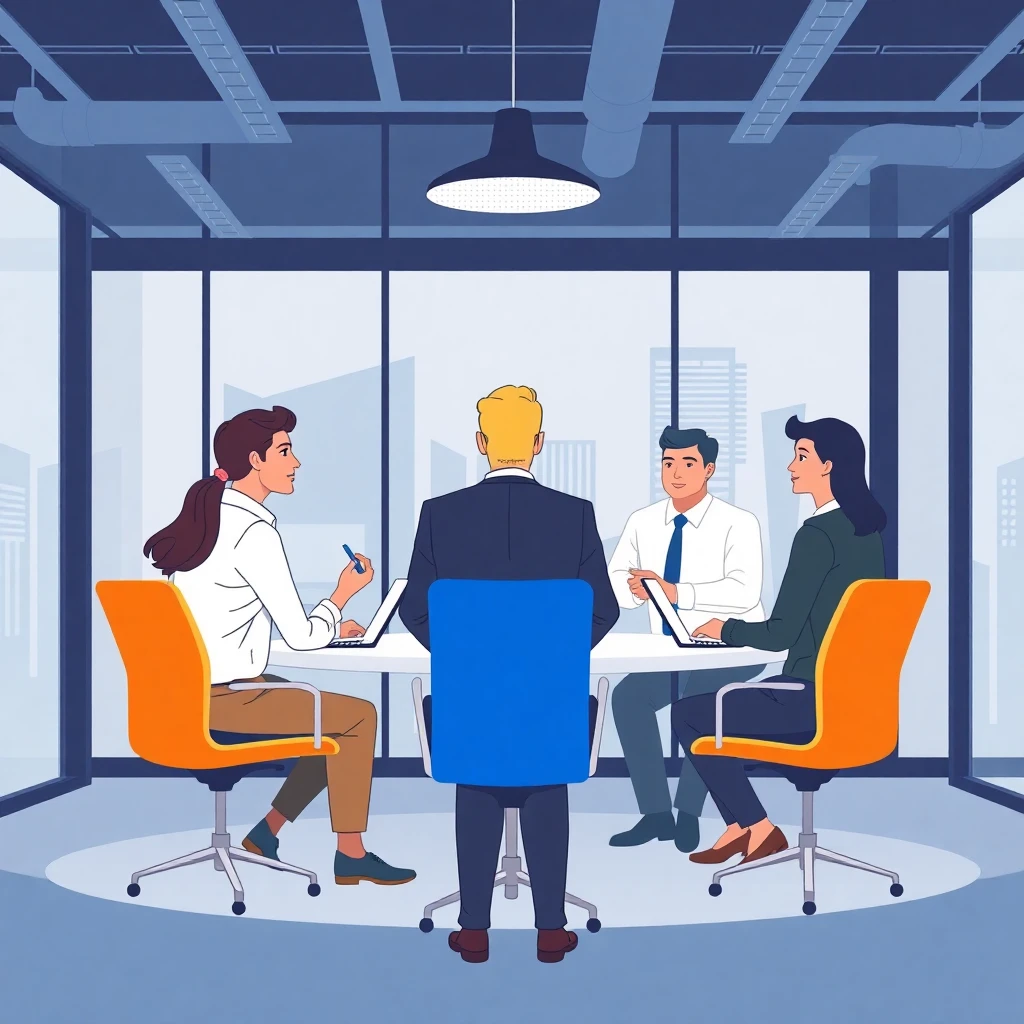 Strategic sales meeting