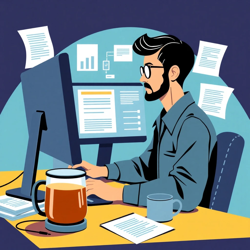 Entwickler bei der Arbeit