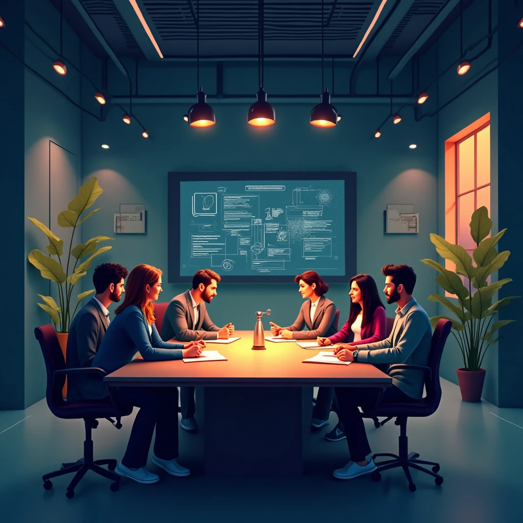 Cybersecurity strategy meeting