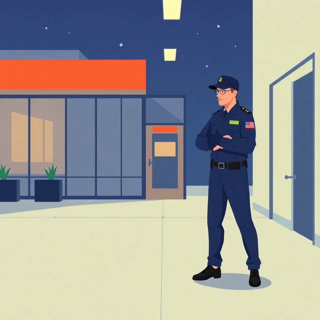 Night shift security patrol