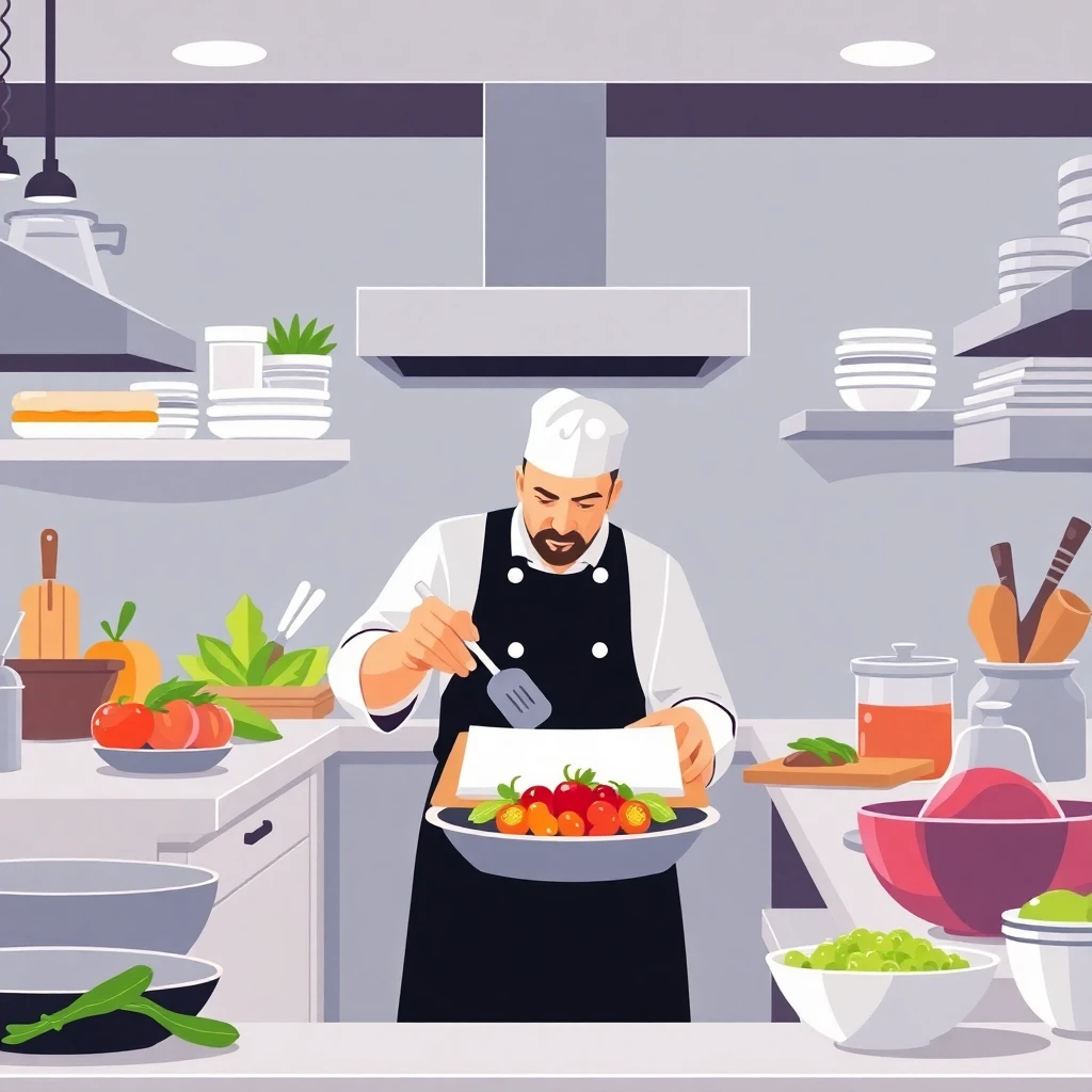 Chef evaluando opciones