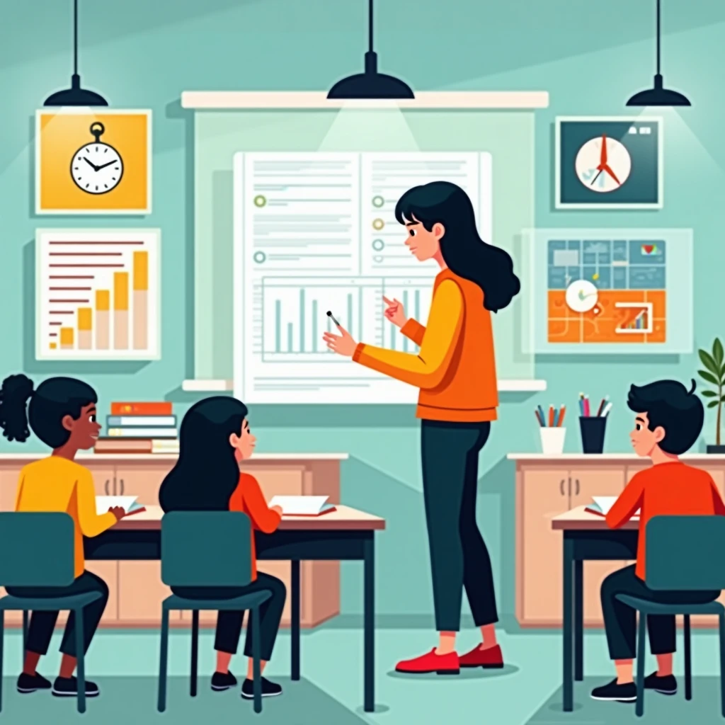 Engaged classroom with active learning