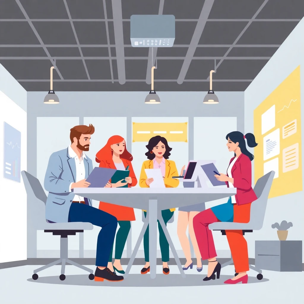 Tech educators collaborating