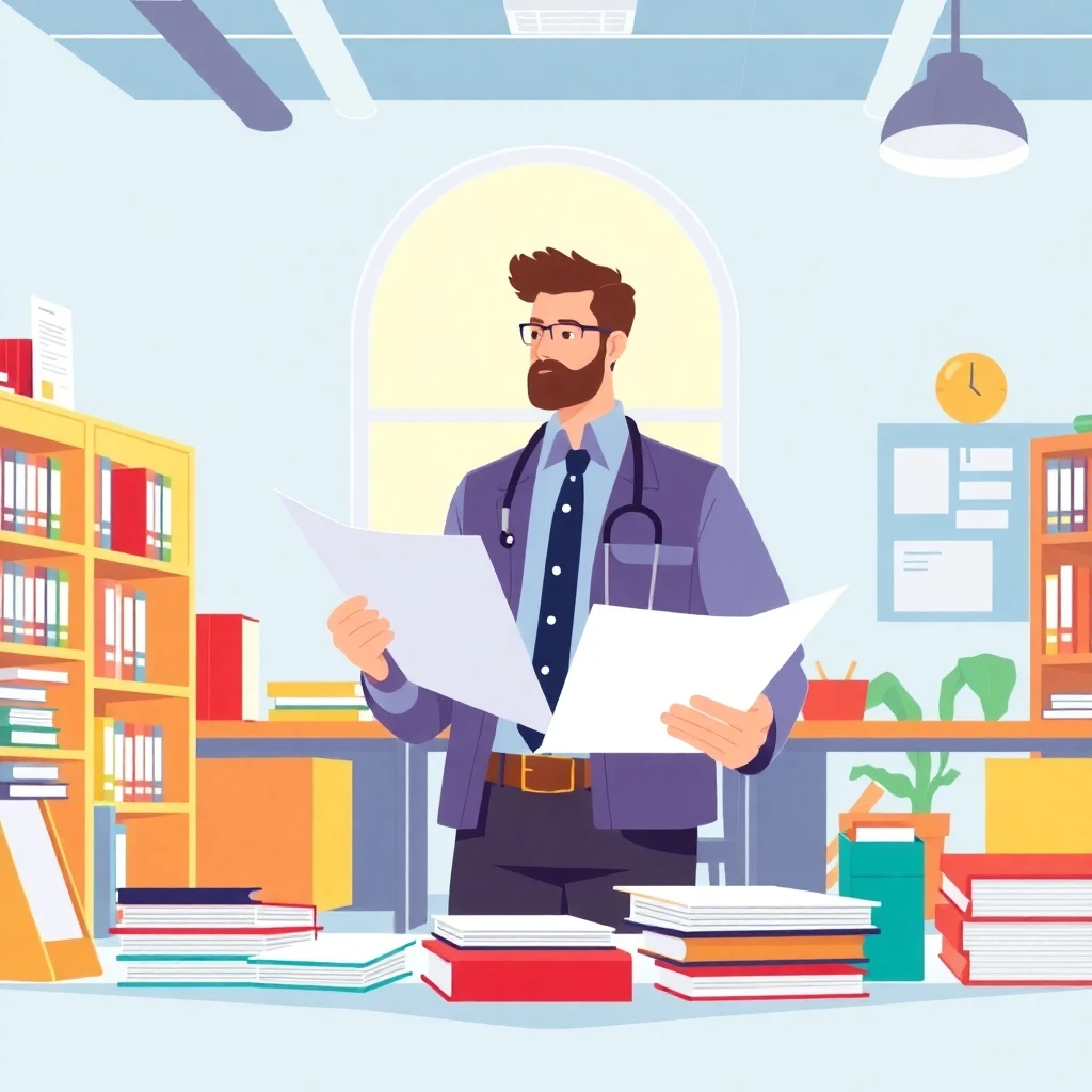 Educator in a classroom setting
