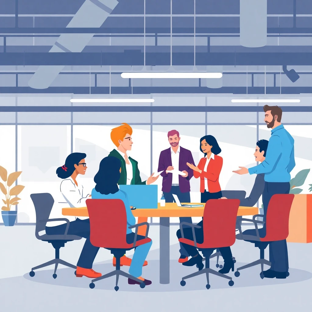 Educators in a meeting