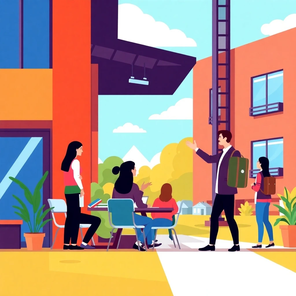 On-campus teaching environment