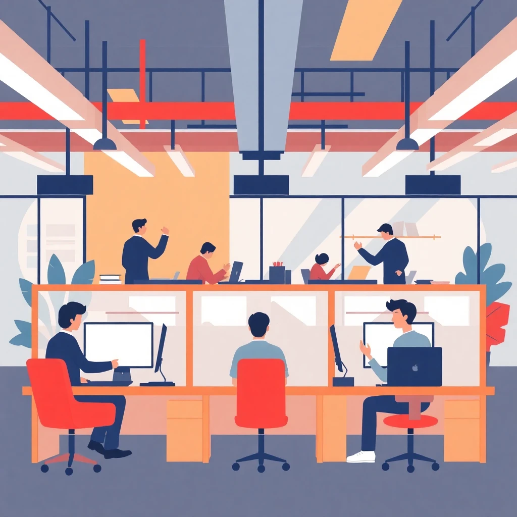 Entorno de trabajo en oficina