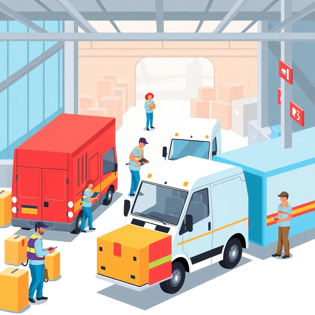 High-energy delivery depot