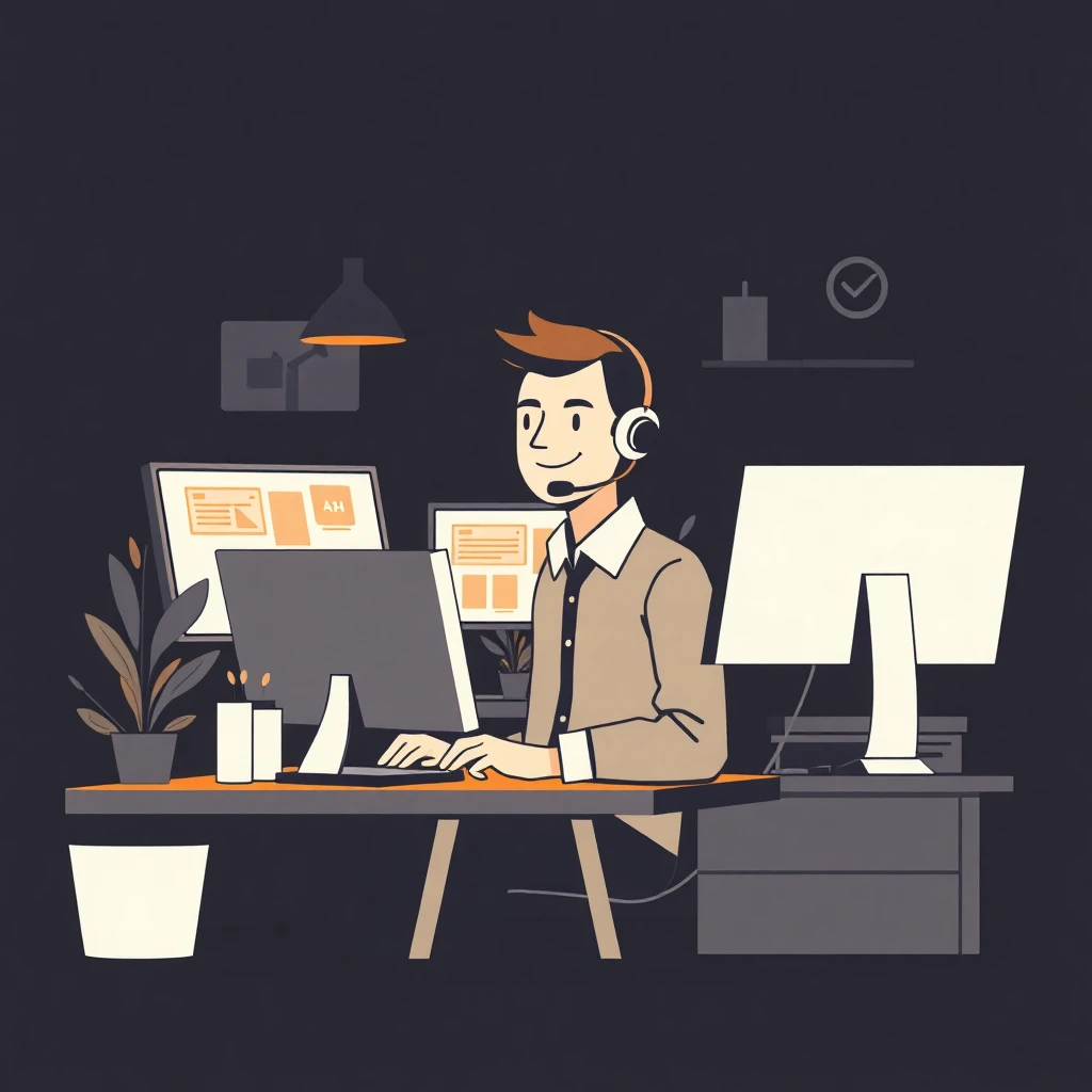 Home-based customer service work