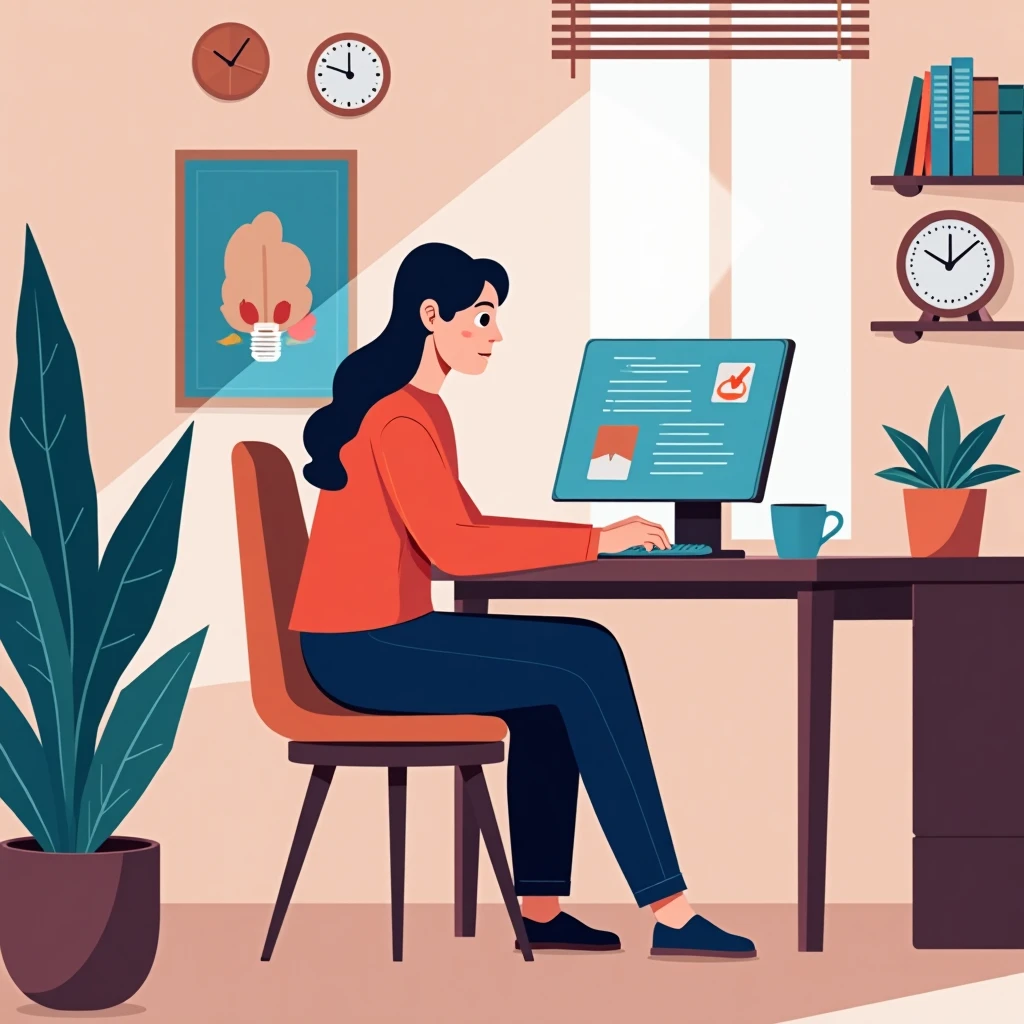 Remote work setting for software developer