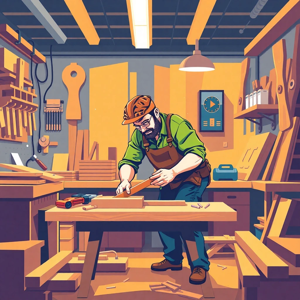 All-round carpenter in action