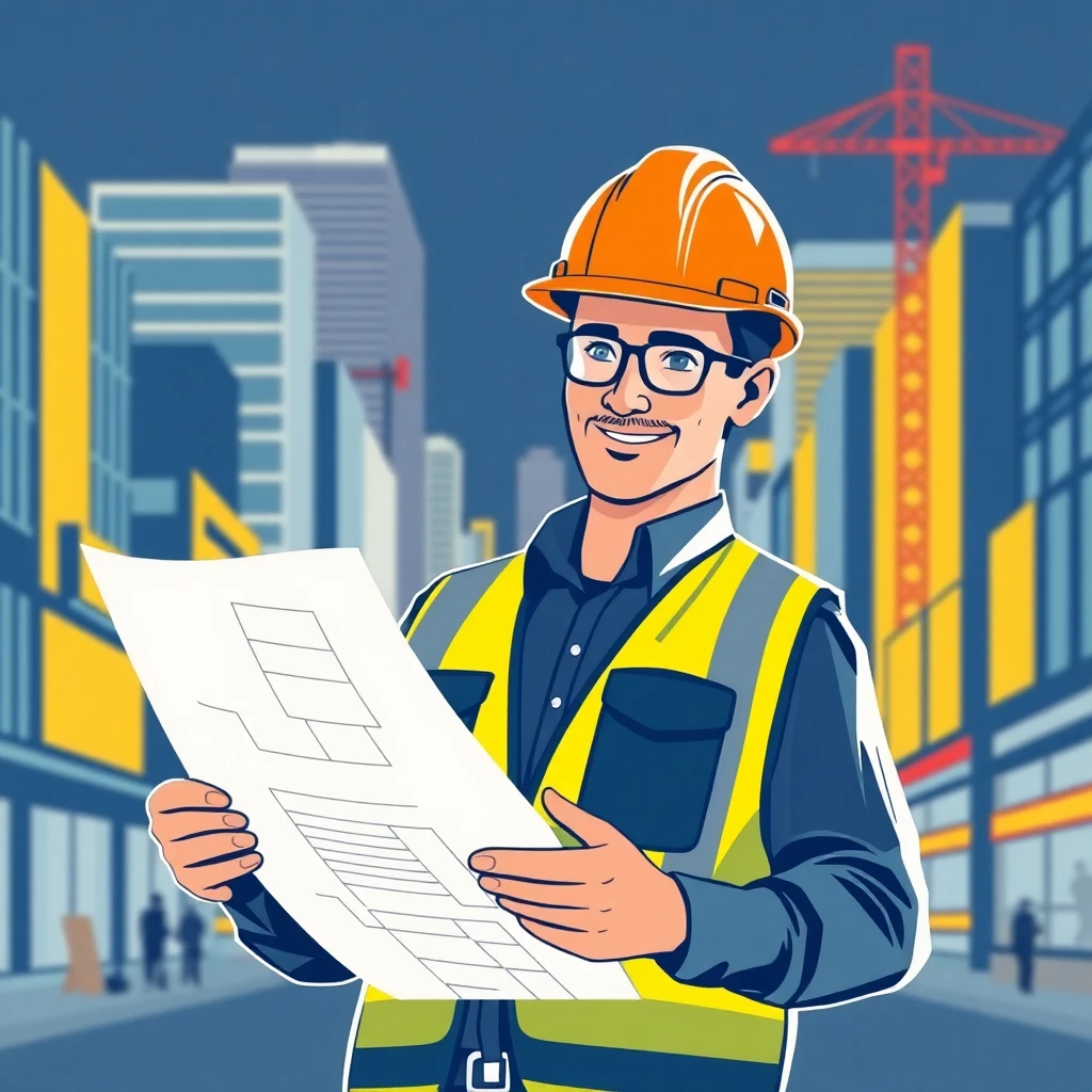 Professional reviewing plans