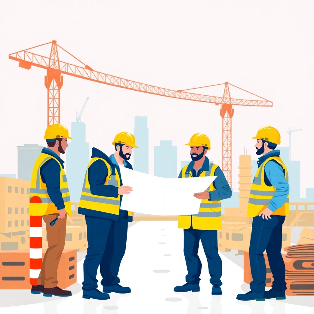 Engineers collaborating