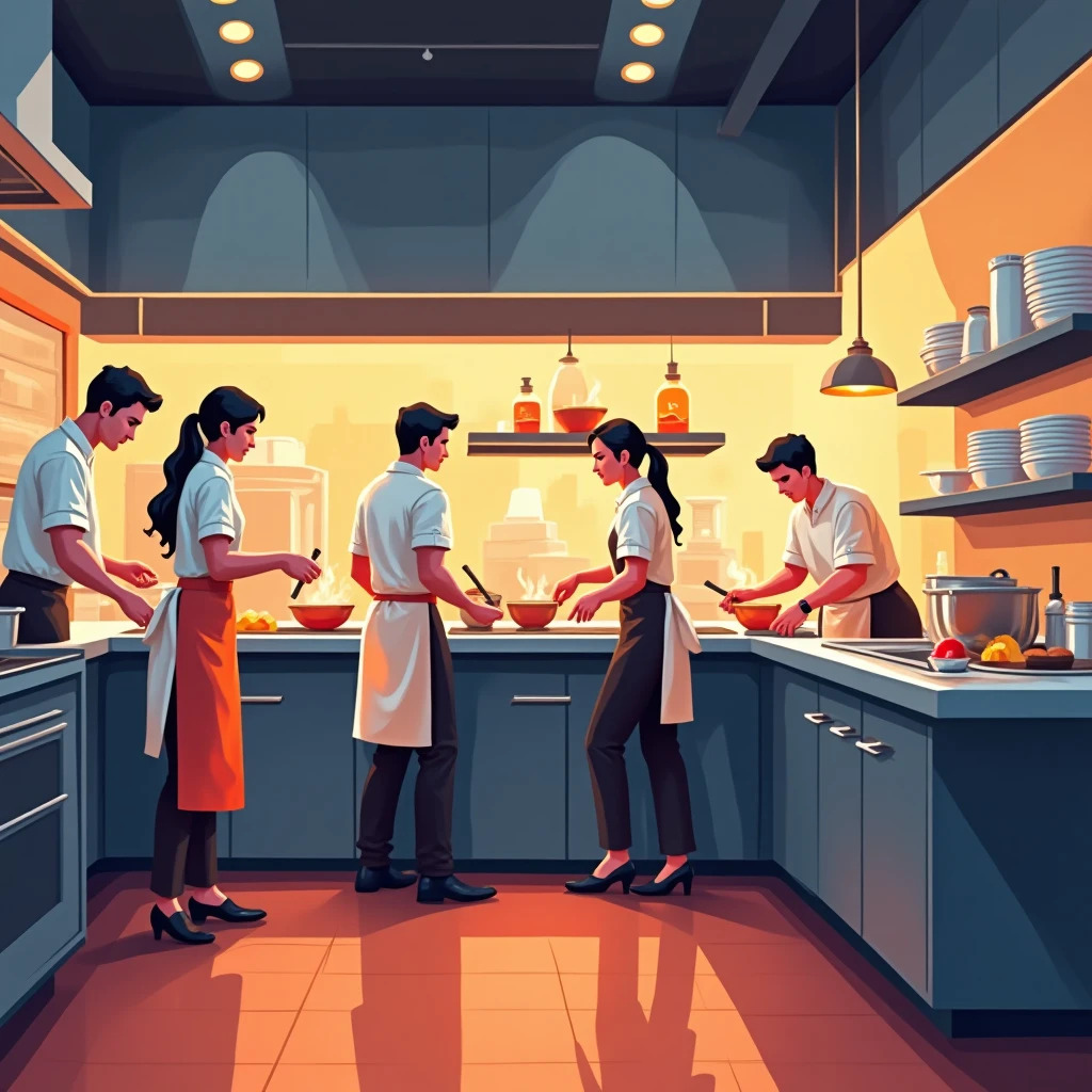 Restaurant jobs in action