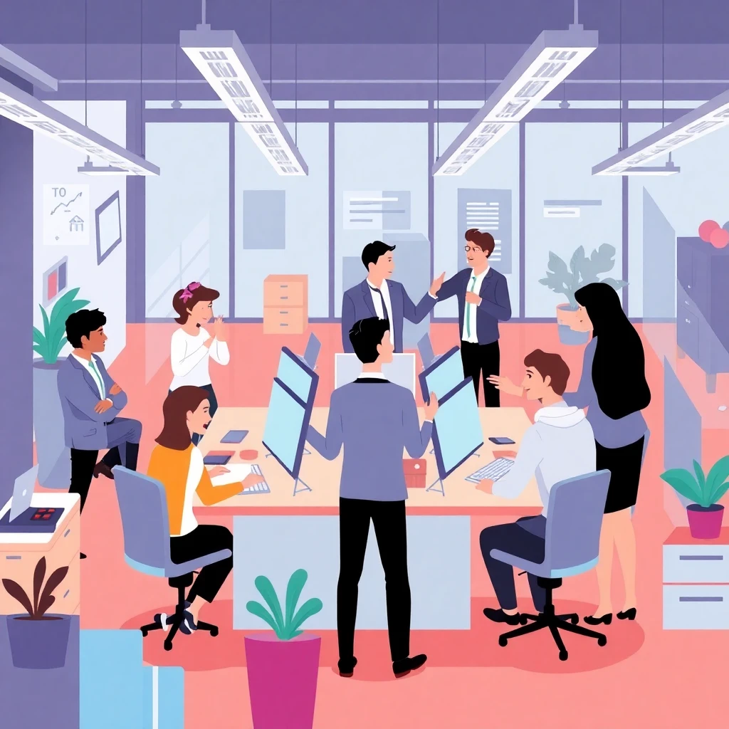 In-person work setting