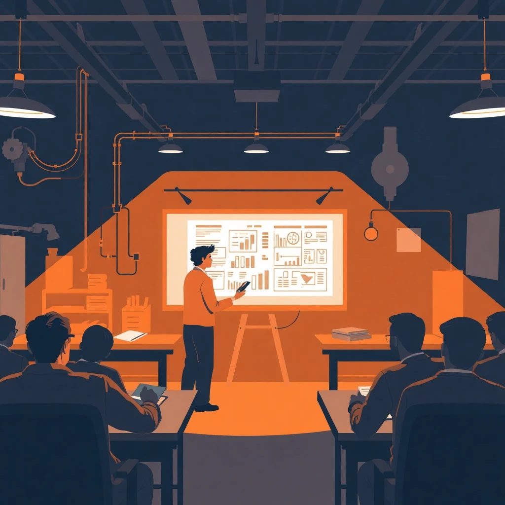 Docente planificando clases