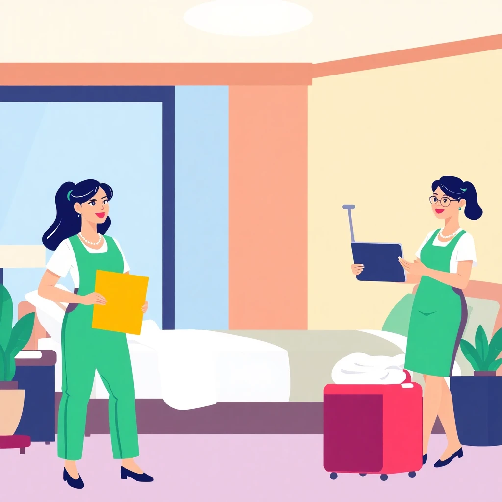 Luxuriöses Hotel und Housekeeping