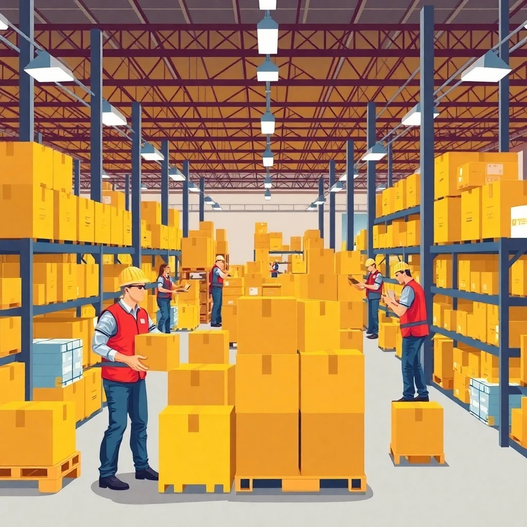 Warehouse overtime work