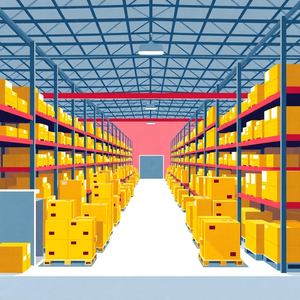 Efficient warehouse setting