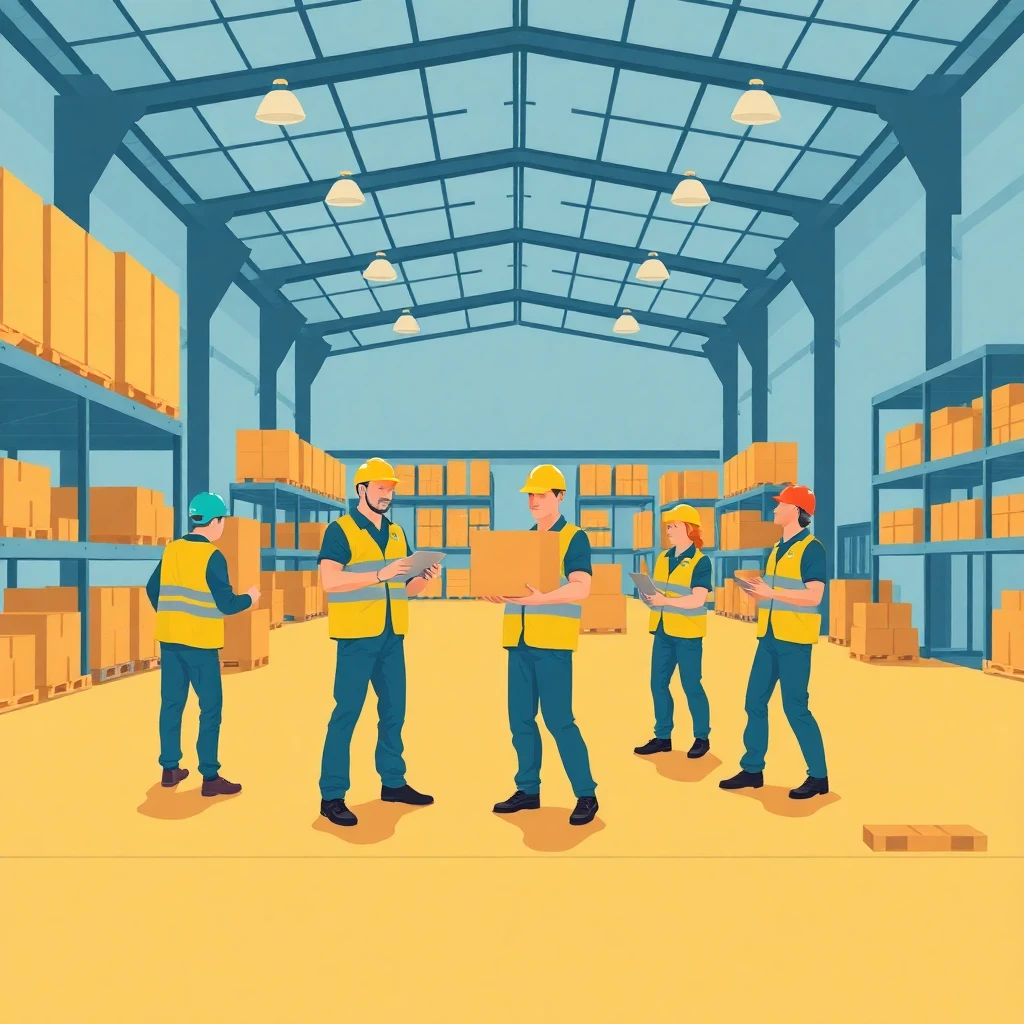 Flexible warehouse work