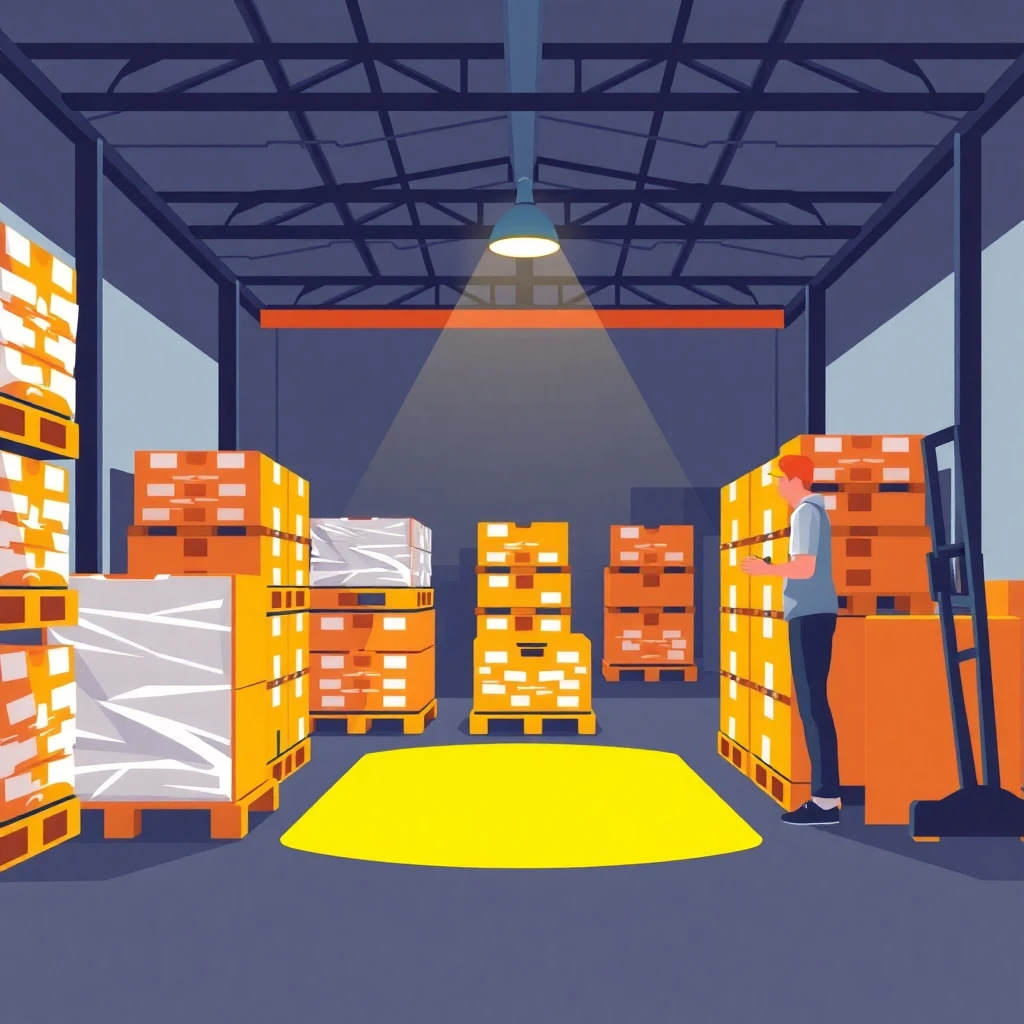 Moderne Lagerumgebung