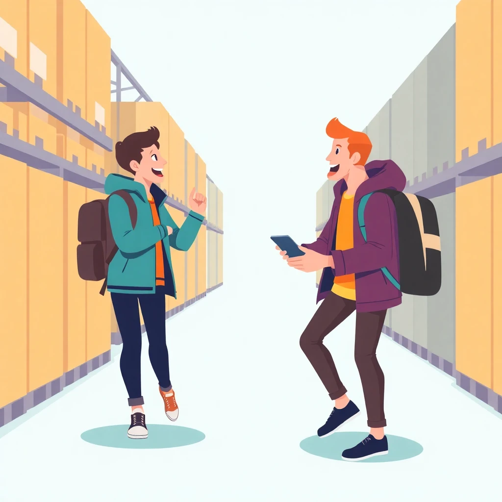 Quereinsteiger im Lager