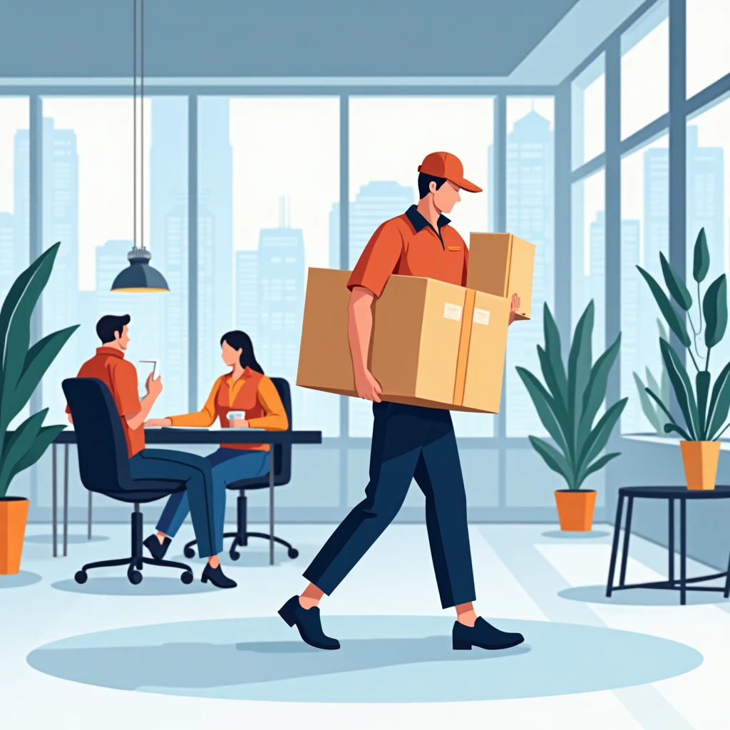 Structured courier job setting