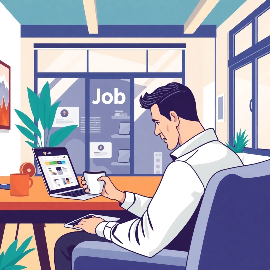 Job searching at home